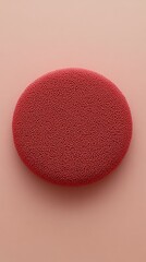 Round Red Object Composed Of Small Beads