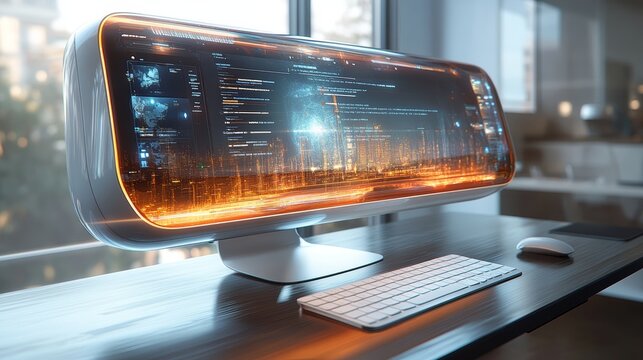 Future technology oriented computer desktop