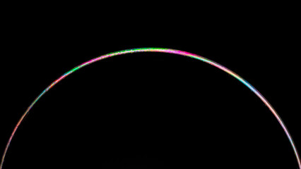 Macro photo rim of bubble 