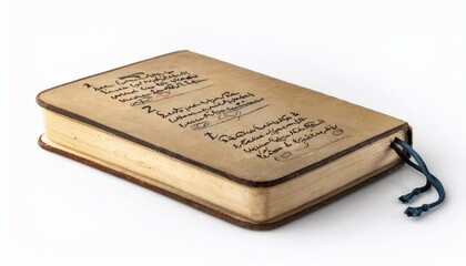 Antique book with handwritten text in Arabic script.