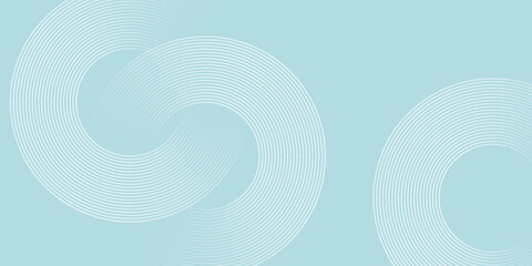 Modern abstract background. Glossy white gradient circle lines. Minimal geometric pattern. Simple graphic elements. Futuristic concept.