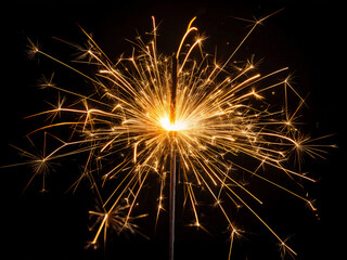 sparkler on black background. sparkler, fire, celebration, light, fireworks, holiday, firework, christmas, spark, black, night, sparks, party, new, bright, abstract, sparkle, year, xmas, flame, celebr