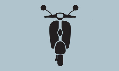 Scooter Vector Art art vector illustration Calligraphy t shirt design, card, flyer, Hand drawn lettering phrase, svg Files for Cutting Cricut and Silhouette, EPS 10