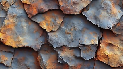 Fototapeta premium Abstract Grey and Orange Stone Texture Background