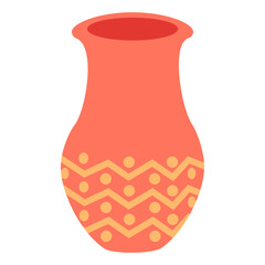 colorful pottery vector