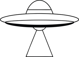 UFO from a Certain Angle Unique Agricultural Machinery Inspired Vector Illustrations