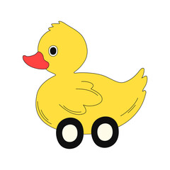 Duck Cute Children's Toy Illustration