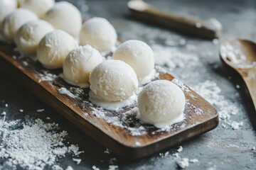 coconut mochi gelato Japanese frozen treat
