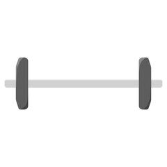 dumbbell isolated on white