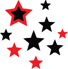 Obraz premium isolated stars icon, stars icon Vector , stars Silhouette,color stars symbol, stars icon set, black stars icon, stars for logo, stars Vector illustration, Vector Graphic, EPS 10 , clip art work,