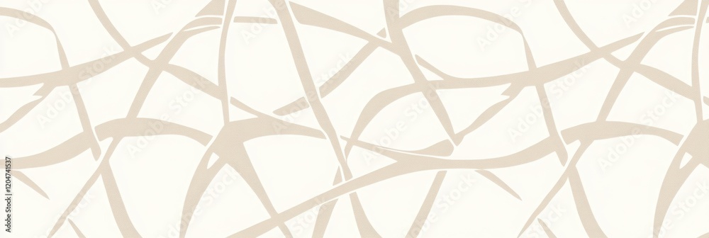 Poster Abstract pattern in neutral tones creating a modern backdrop for various design projects. Generative AI