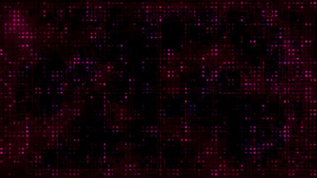 4k high technology digital cyber security, coding and computer binary abstract motion background