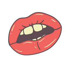 Obraz premium Mouth Illustration