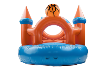 Bounceland Castle Daydreamer Inflatable Isolated on Transparent Background