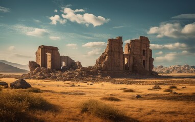 Ancient Ruins in the Desert