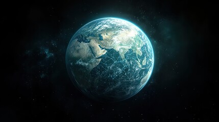 Hyper-Realistic Earth Network Connections in Space