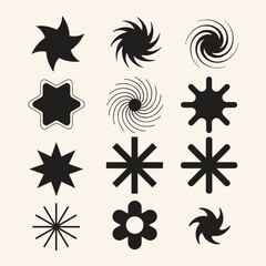 y2k icon colection design elements