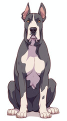 Fototapeta premium Majestic Great Dane Portrait