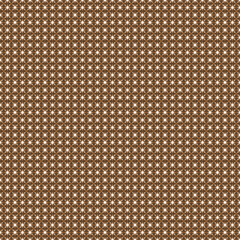 Geometric Brown Floral Pattern