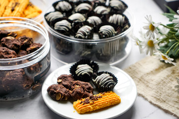 Popular cookies in Malaysia during celebration of Eid Mubarak (Hari Raya).  