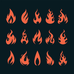 fire icon collection