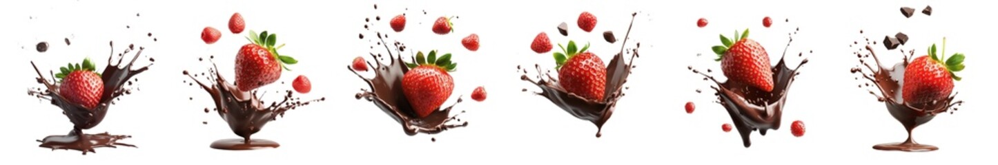 Sweet and ripe cherries with a red and white feather decoration