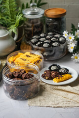 Popular cookies in Malaysia during celebration of Eid Mubarak (Hari Raya).  