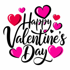 Happy Valentine's Day Vector Illustration