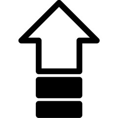 Up Arrow mixed icon