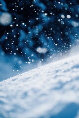 Obraz premium Abstract winter snow field