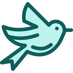 Bird solid icon