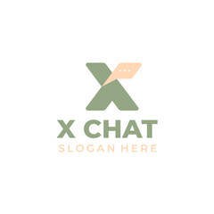 Letter X logo combination wit...