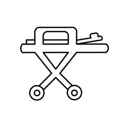 gurney ambulance icon