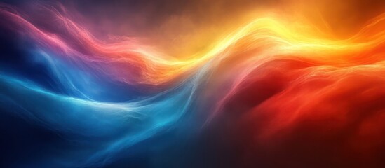 Obraz premium Abstract colorful wave background.