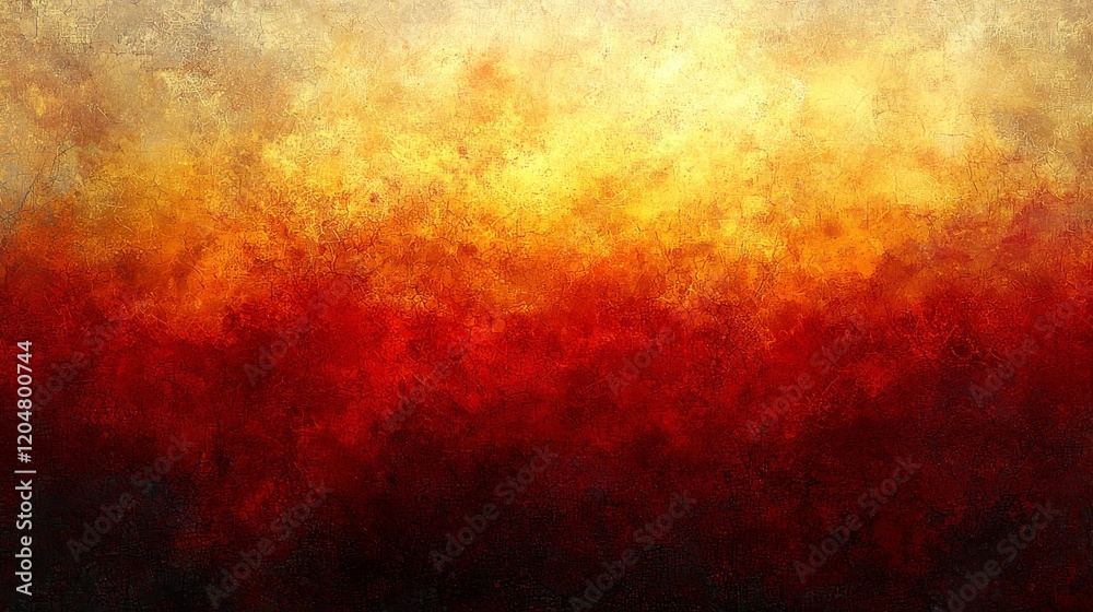 Wall mural abstract fiery orange and red grunge texture background.