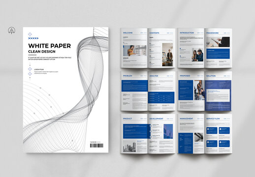 White Paper Brochure Template