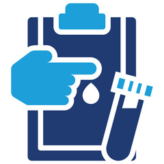 Obraz premium Blood Test Icon