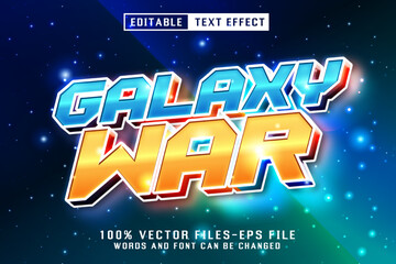 Galaxy War 3d Text - Editable Text Effect © AFahrur