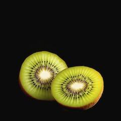 Ripe kiwifruit or Chinese gooseberry