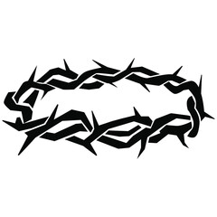 crown of thorns, Jesus Christ wreath of thorns, easter religious symbol of Christianity