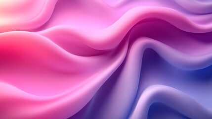 Abstract Pink And Purple Wavy Fabric Design