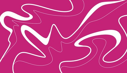 Minimalist, love-themed lines and waves.