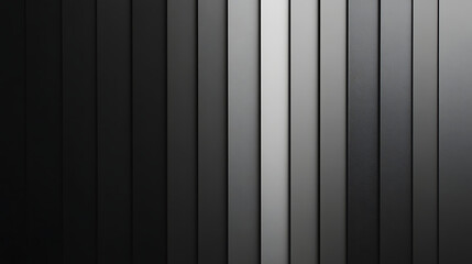 A black and white photo of a row of gray and white lines