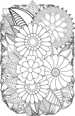Zentangle Coloring Pages -for Adult