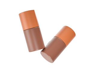 Mockup cosmetic bottles container packaging premium isolated on background. Design template for Ads serum, essential oil, face  treatment, gel, lotion, skin care, makeup, healthcare or medicine