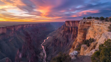 Fototapeta premium Grand Canyon Sunset