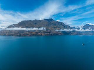 Queenstown mountain clouds