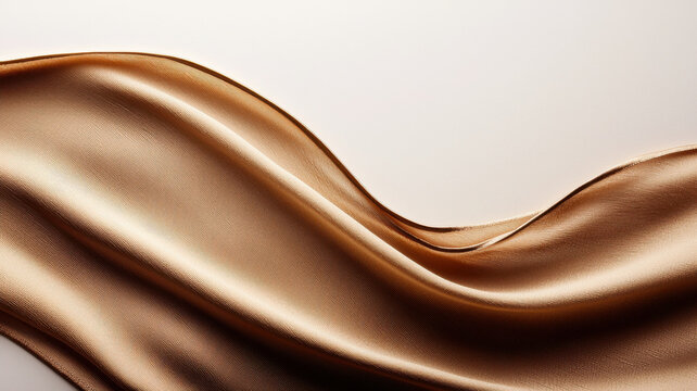 Smooth and Radiant Background, Luxurious golden fabric draped elegantly, showcasing smooth texture and shine