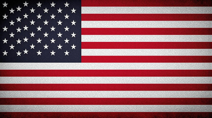 Fototapeta premium High-quality US flag image with textured effect for patriotic design.