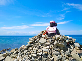 海峡の安全を祈る地蔵